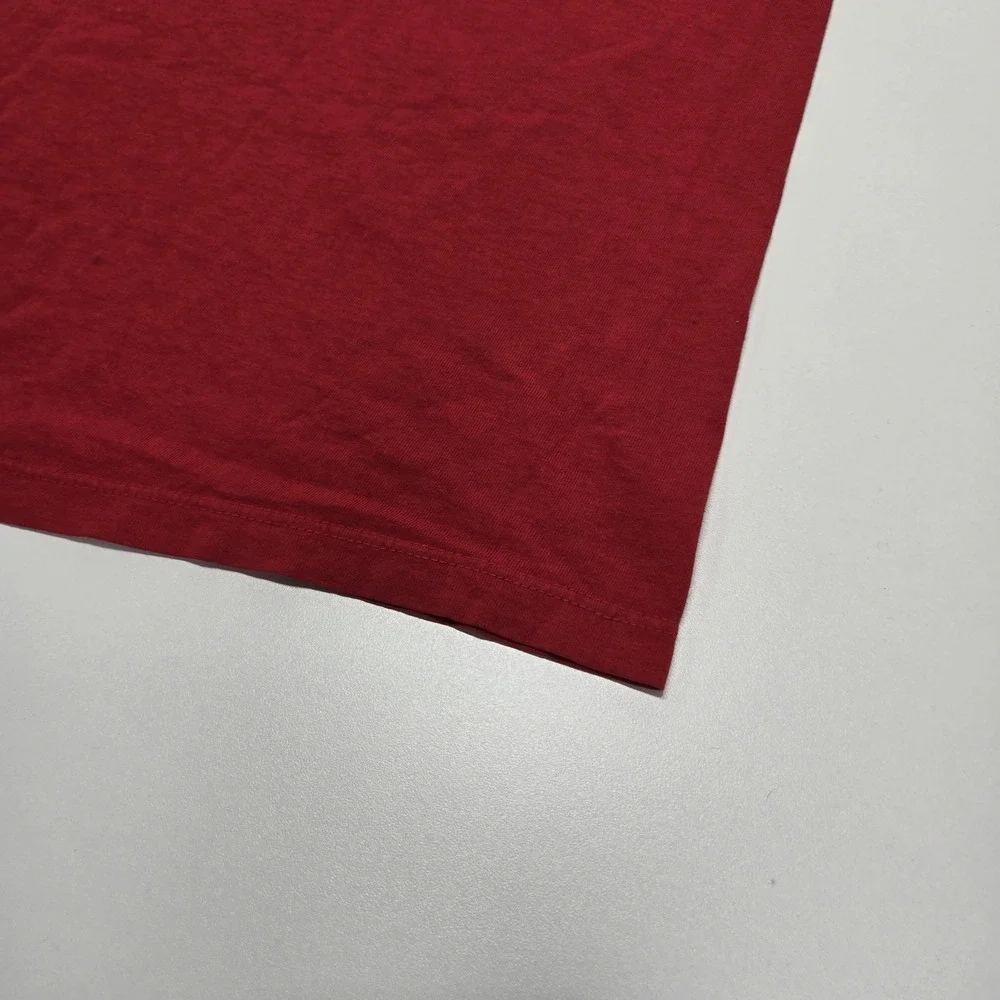 Vintage Old Navy Shirt Mens Large Red Short Sleeve Y2K Faded‎ Essential 90s